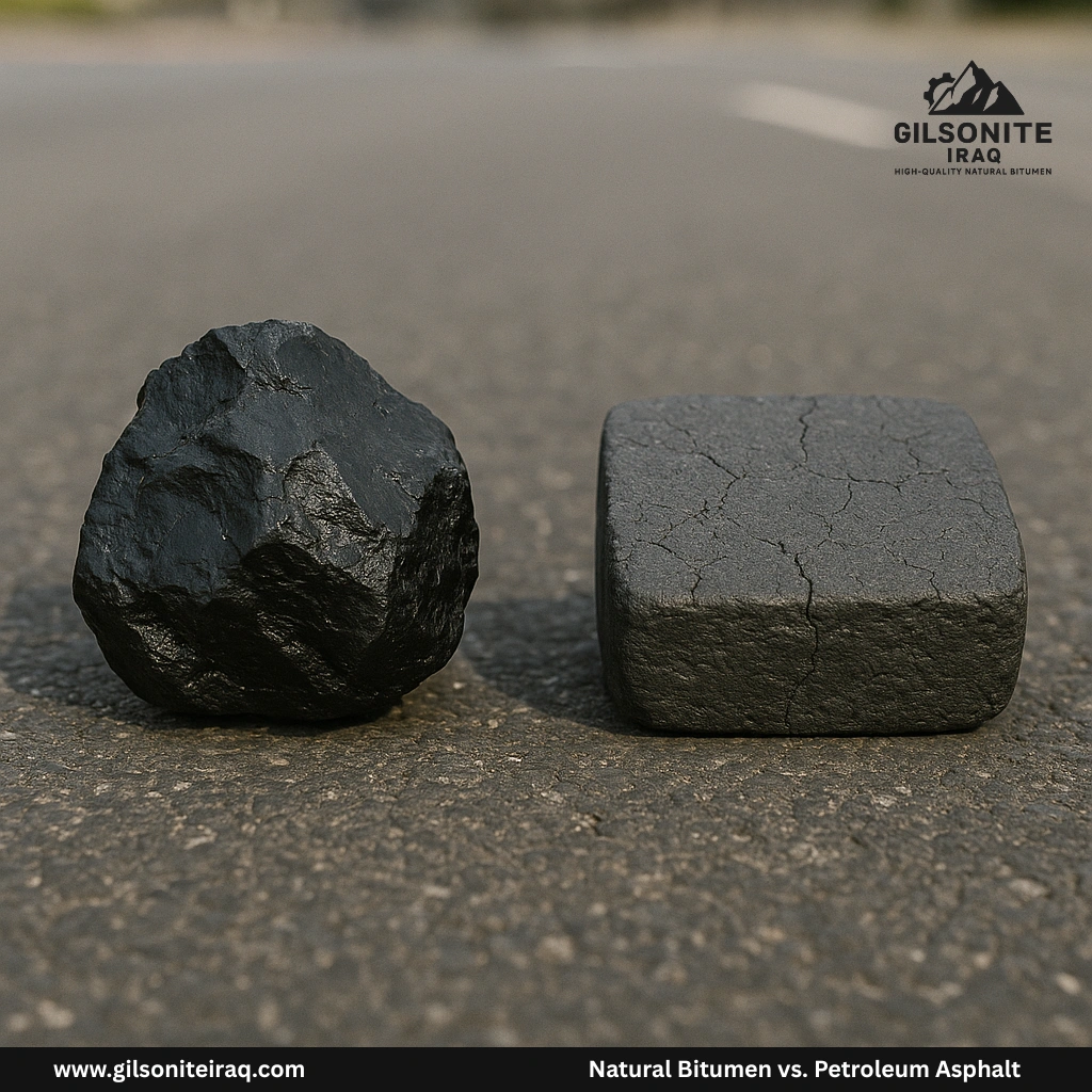Natural Bitumen vs. Petroleum Asphalt