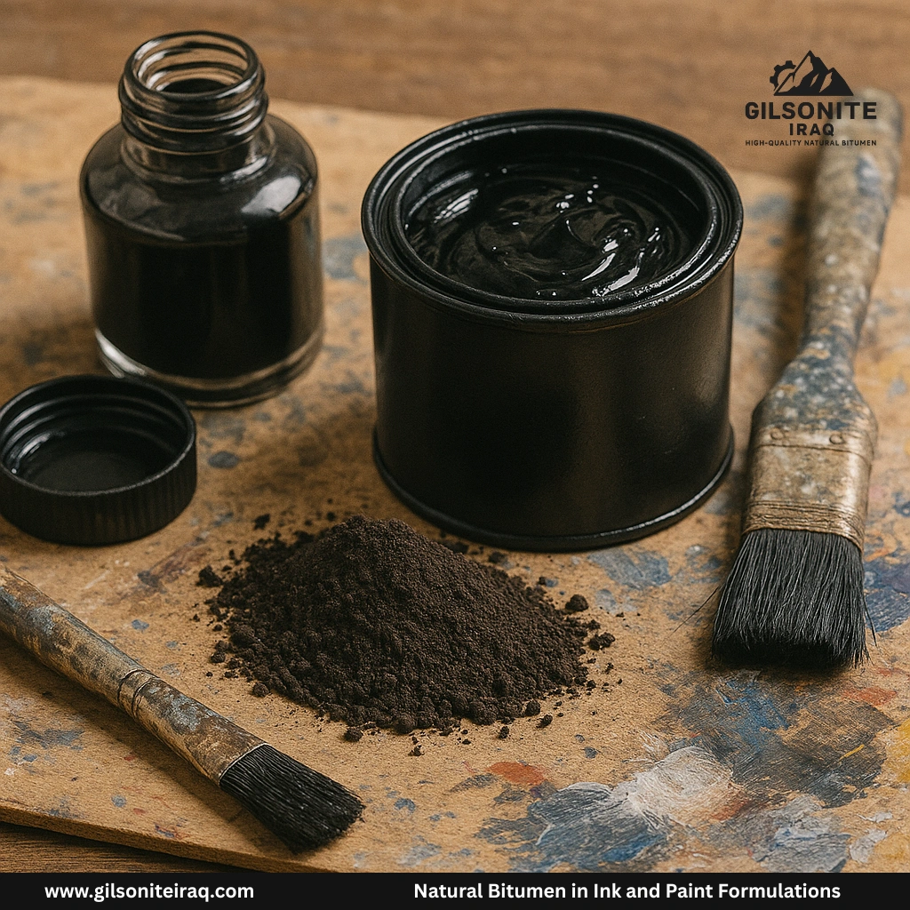 Natural Bitumen in Ink and Paint Formulations